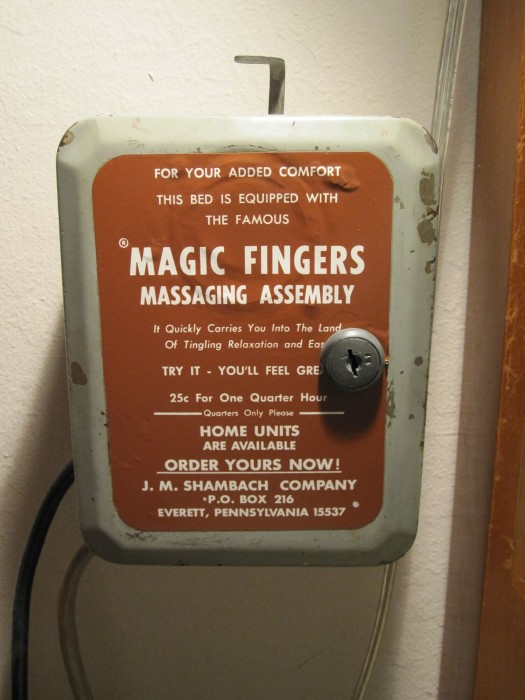 For Your Added Comfort Magic Fingers The Allee Willis Museum Of Kitsch